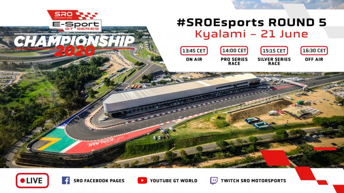 Kyalami wins public vote to stage SRO E-Sport GT Series championship decider