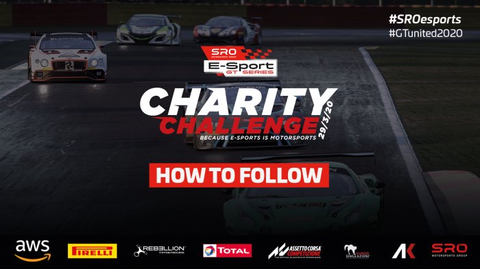  Extensive broadcast details and commentary line-up revealed for SRO E-Sport GT Series Charity Challenge