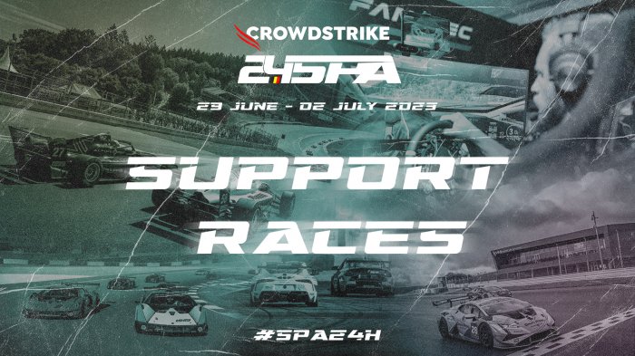 World-class support line-up confirmed for 2023 CrowdStrike 24 Hours of Spa 
