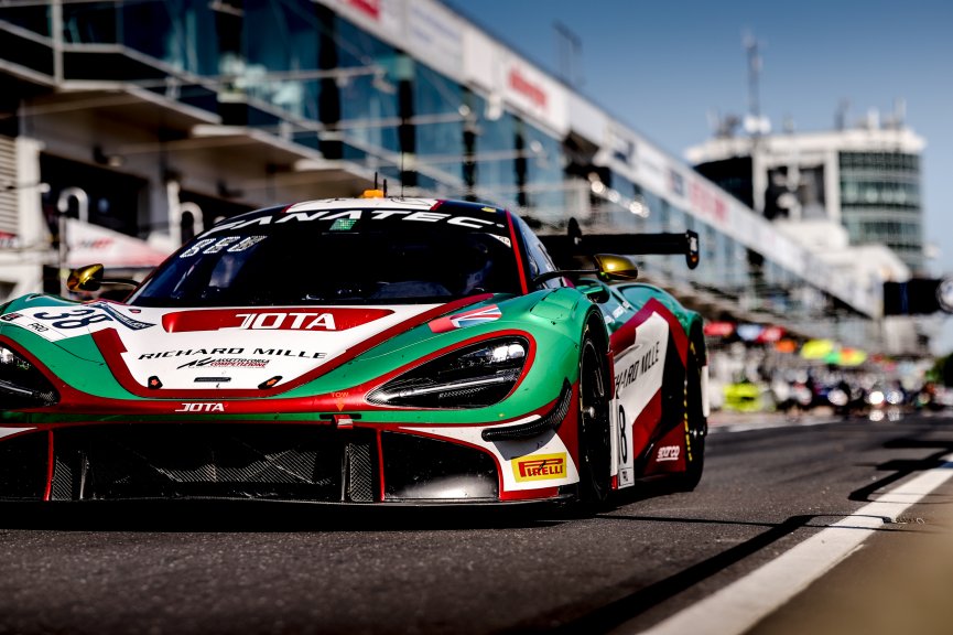 #38 JOTA GBR McLaren 720 S GT3 Ben Barnicoat GBR Oliver Wilkinson GBR Rob Bell GBR Pro Cup, Paid Test Session 2, Pitlane
